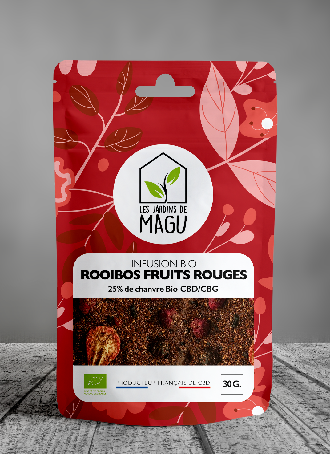 Infusion CBD Rooibos Fruits Rouges